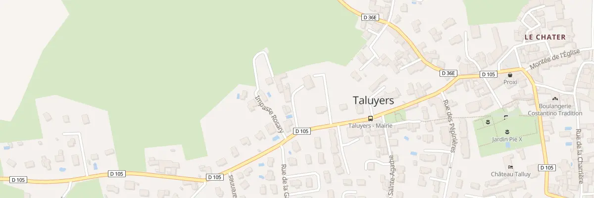 Plan du 37 Imp de la Tour Carrée à Taluyers