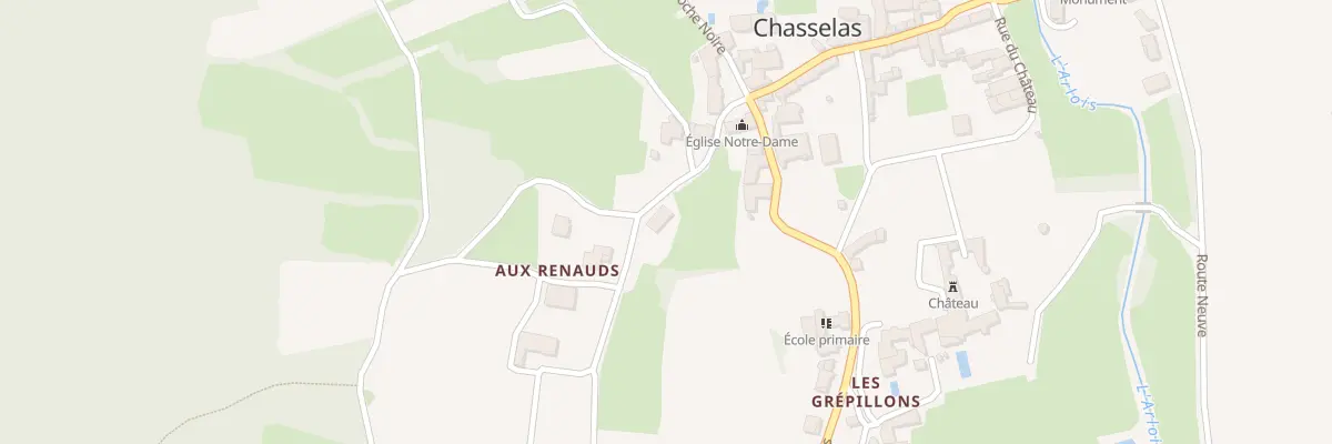 Plan du 109 Mte aux Loups à Chasselas