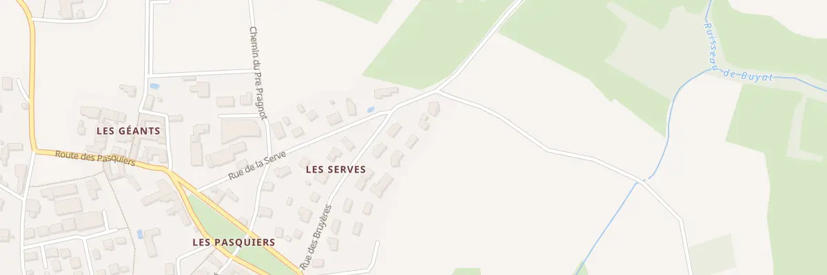 Plan du 227 Rue des Bruyères à Lancié