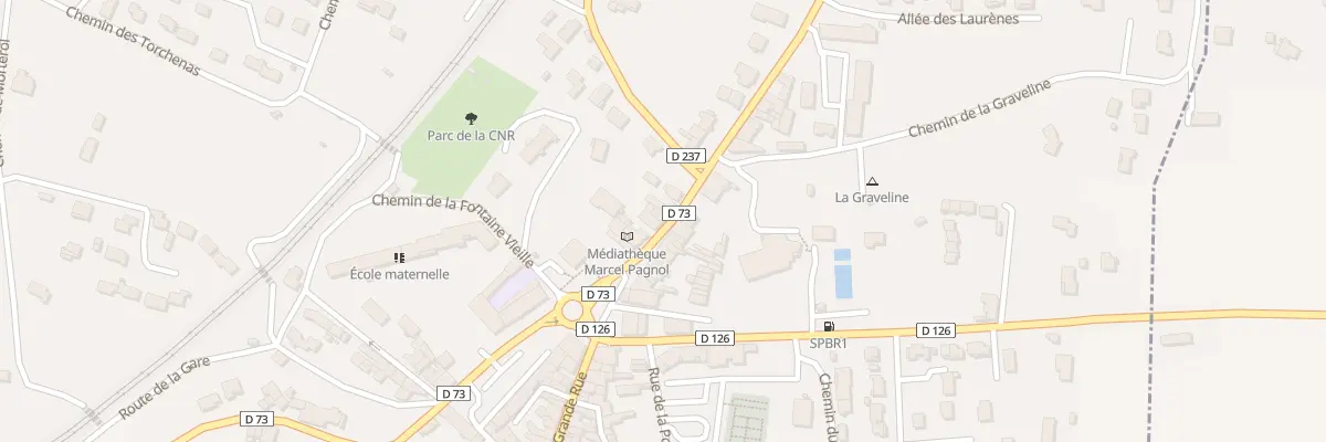 Plan du 7 Av de Montélimar à Châteauneuf-du-Rhône