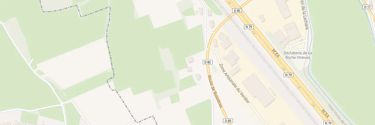 Plan du 420 Rte de Bussières à La Roche-Vineuse