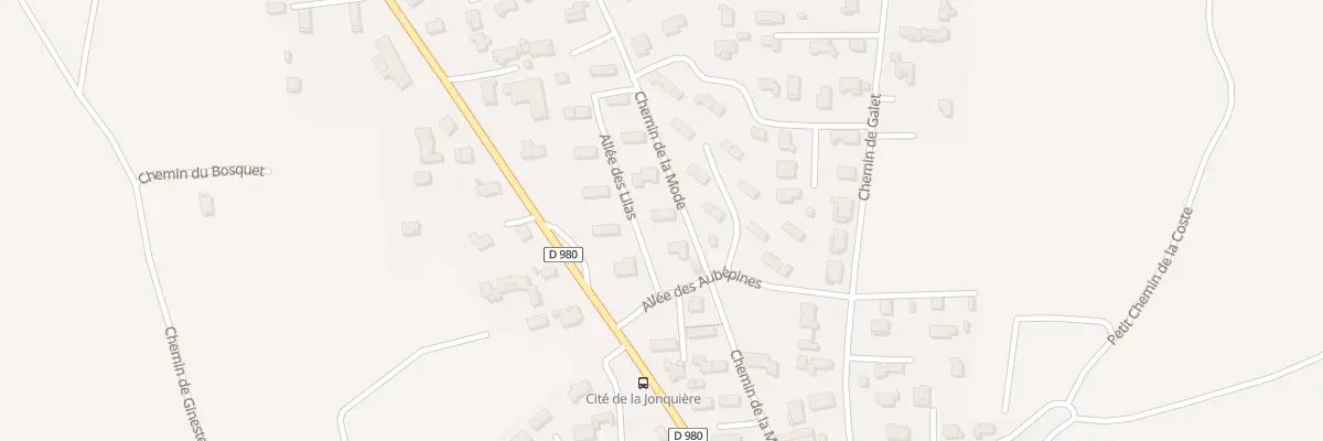 Plan du 255 Che de la Mode à Saint-Geniès-de-Comolas
