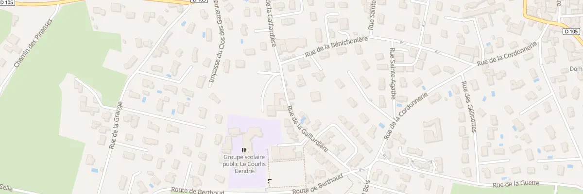 Plan du 211 Rue de la Gaillardière à Taluyers