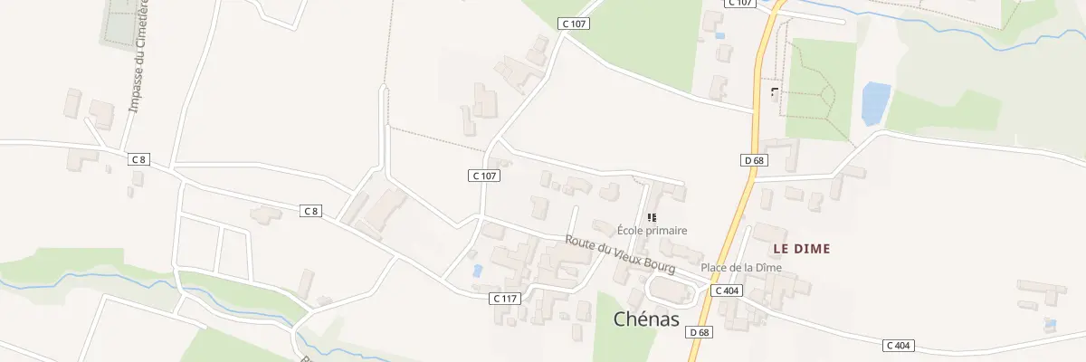 Plan du 44 Sq des Vignes à Chénas