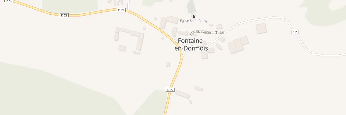 Plan du 2 Rue du Seigneur Raoul Buri à Fontaine-en-Dormois