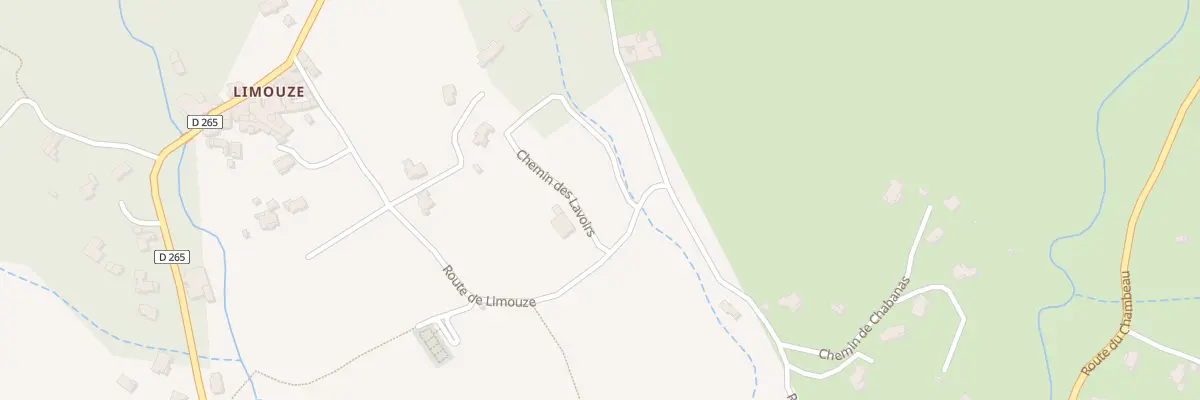 Plan du 290 Che des Lavoirs à Rompon