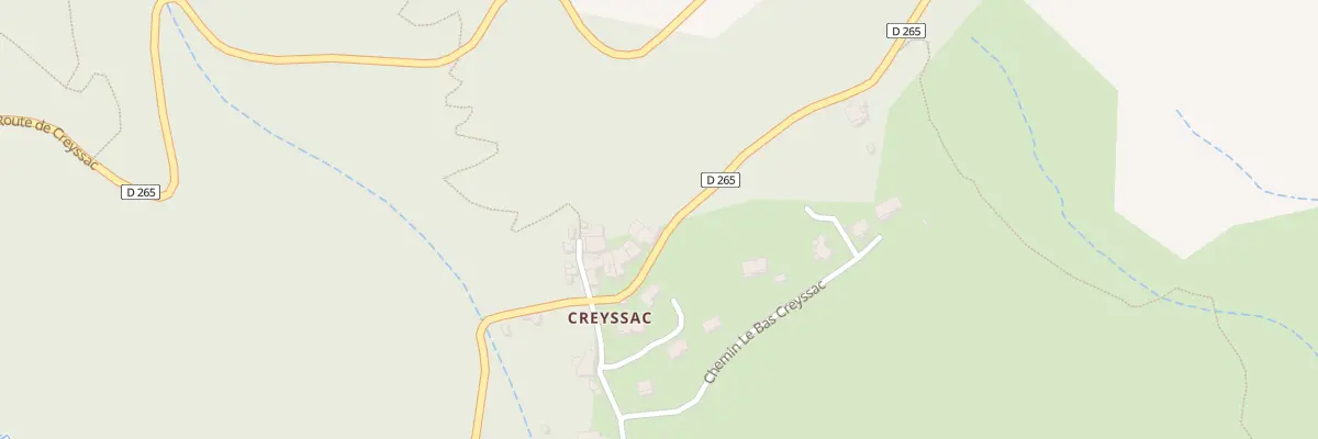 Plan du 645 Rte de Creyssac à Rompon