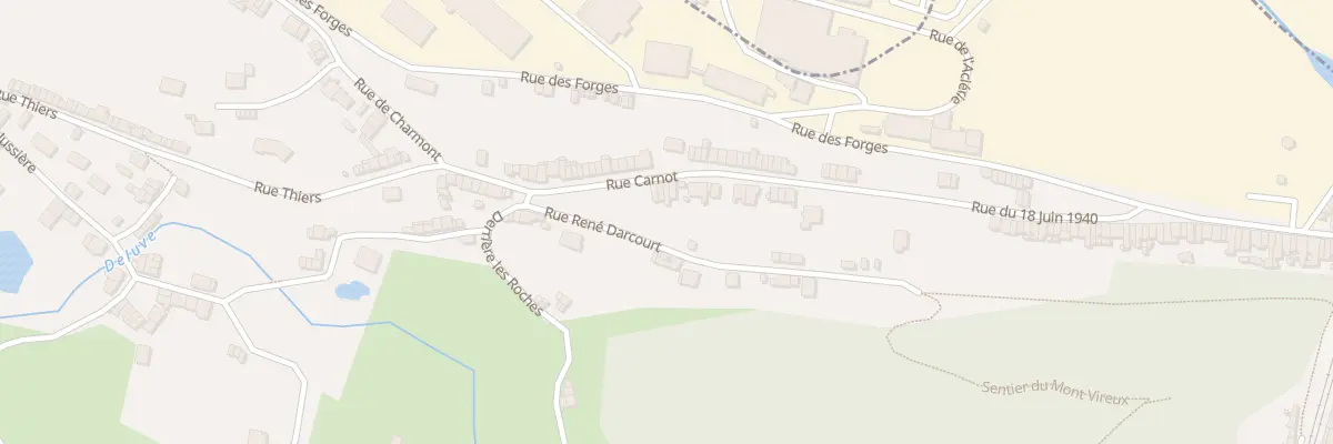 Plan du 25 Rue Carnot à Vireux-Molhain