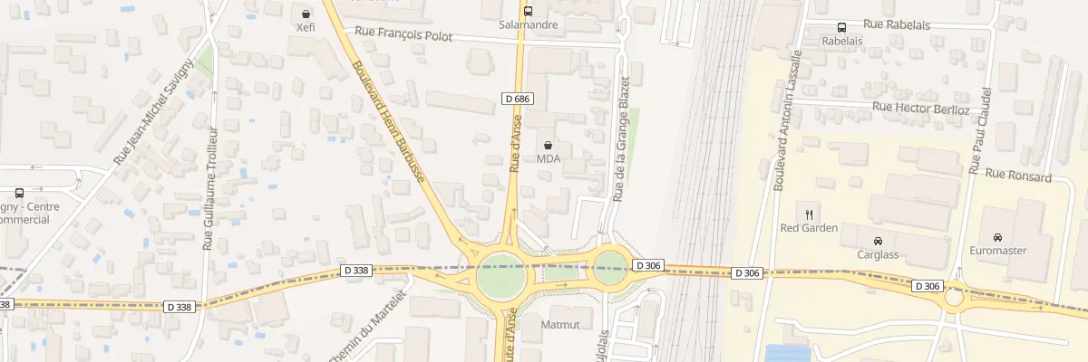 Plan du 677 Rue d’Anse à Villefranche-sur-Saône