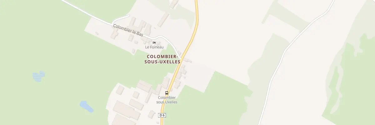 Plan du 1 Rte de Colombier à Bresse-sur-Grosne