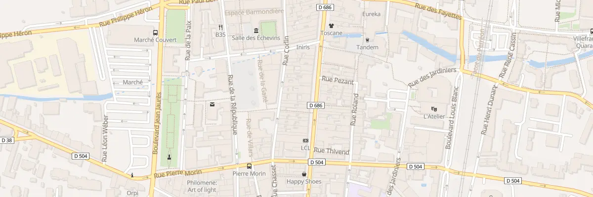 Plan du 792 Rue Nationale à Villefranche-sur-Saône
