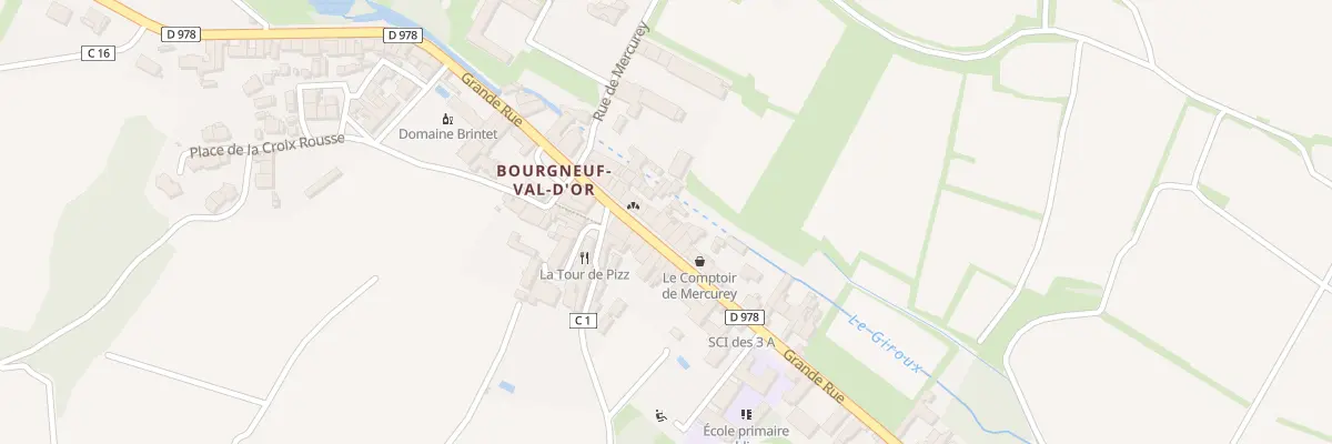 Plan du 128 Grande Rue à Mercurey