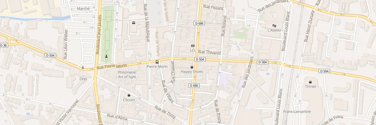 Plan du 96 Rue Victor Hugo à Villefranche-sur-Saône