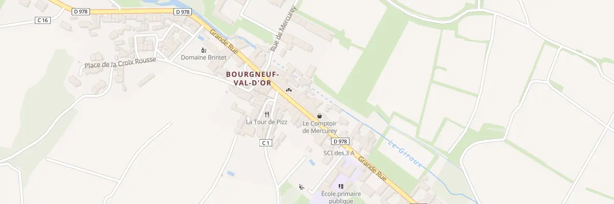 Plan du 126 Grande Rue à Mercurey