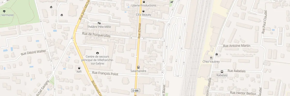 Plan du 443 Rue d’Anse à Villefranche-sur-Saône