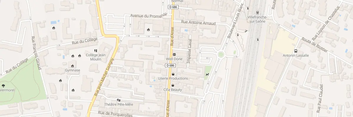 Plan du 243 Rue d’Anse à Villefranche-sur-Saône