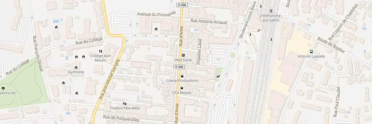 Plan du 255 Rue d’Anse à Villefranche-sur-Saône