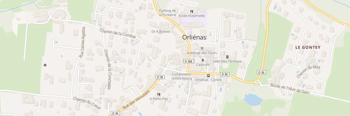 Plan du 266 Rue des Veloutiers à Orliénas