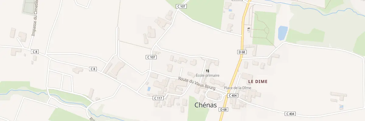 Plan du 36 Sq des Vignes à Chénas