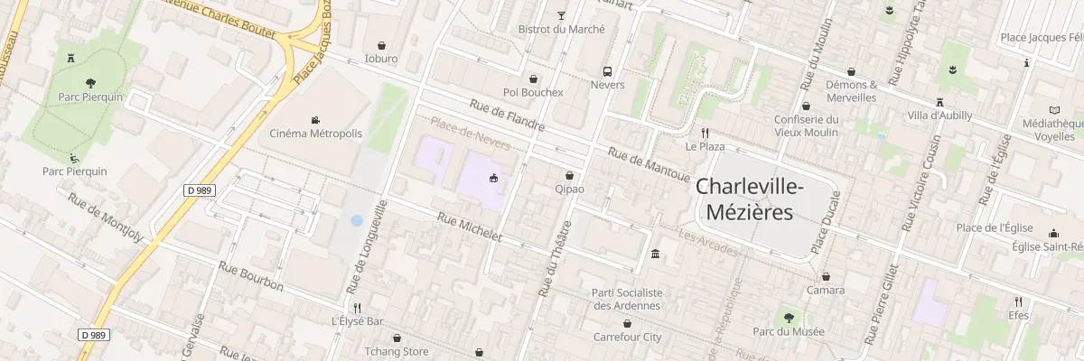 Plan du 17 Pl de Nevers à Charleville-Mézières