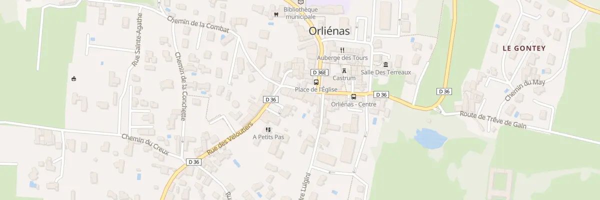 Plan du 227 Rue des Veloutiers à Orliénas