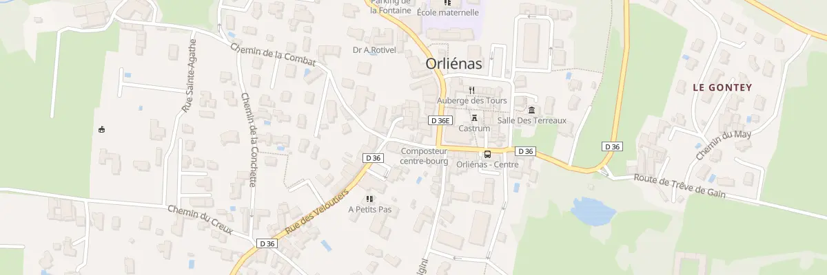 Plan du 234 Rue des Veloutiers à Orliénas