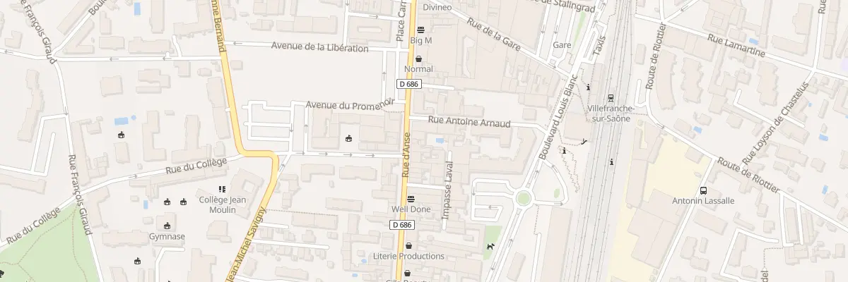Plan du 165 Rue d’Anse à Villefranche-sur-Saône