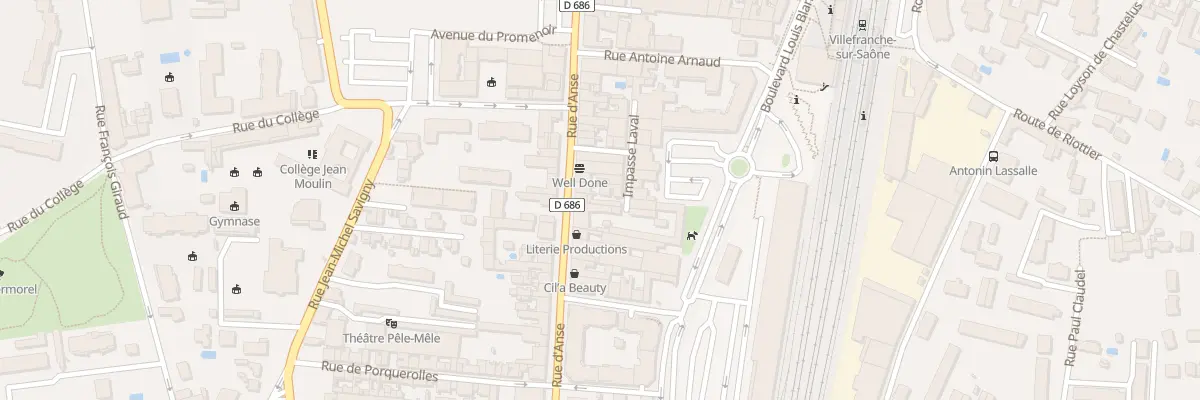 Plan du 261 Rue d’Anse à Villefranche-sur-Saône