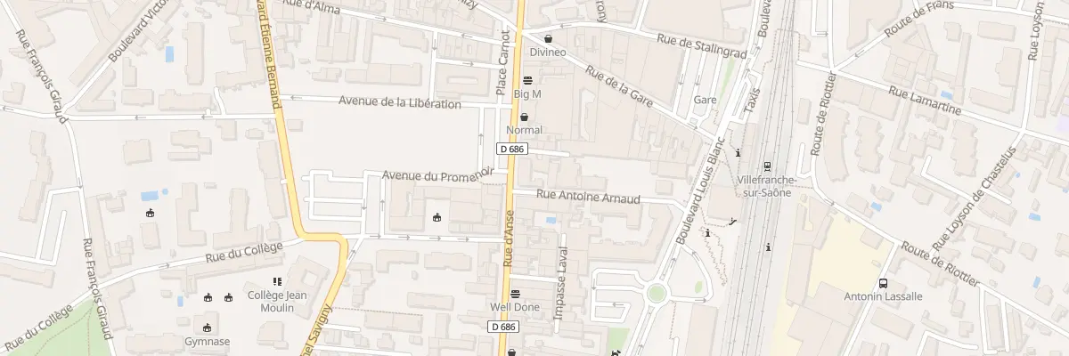 Plan du 125 Rue d’Anse à Villefranche-sur-Saône