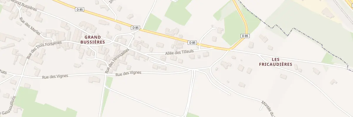 Plan du 5249F All des Tilleuls à Bussières