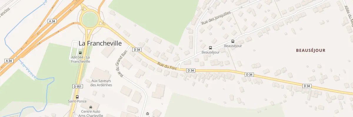 Plan du 1 Rue du Chemin Vert à La Francheville