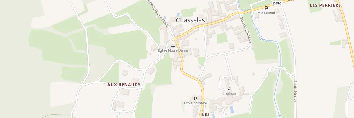 Plan du 93 Rue de Roche Noire à Chasselas