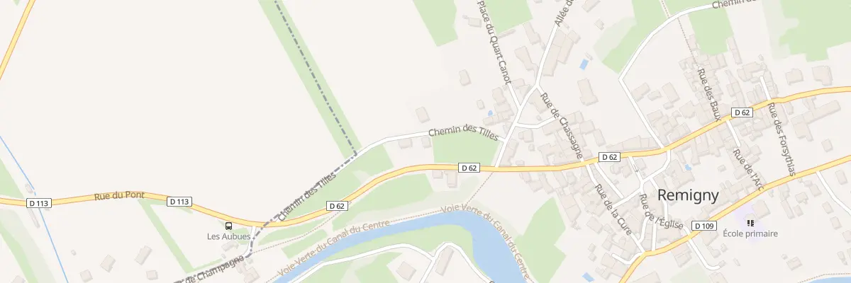 Plan du 42 Rue du Bourg à Remigny
