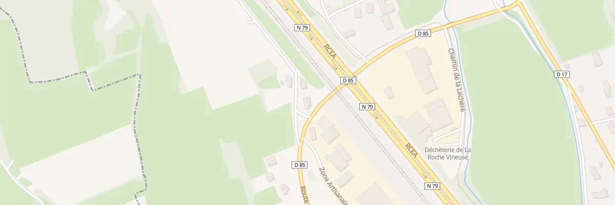 Plan du 22 Pl de la Gare à La Roche-Vineuse