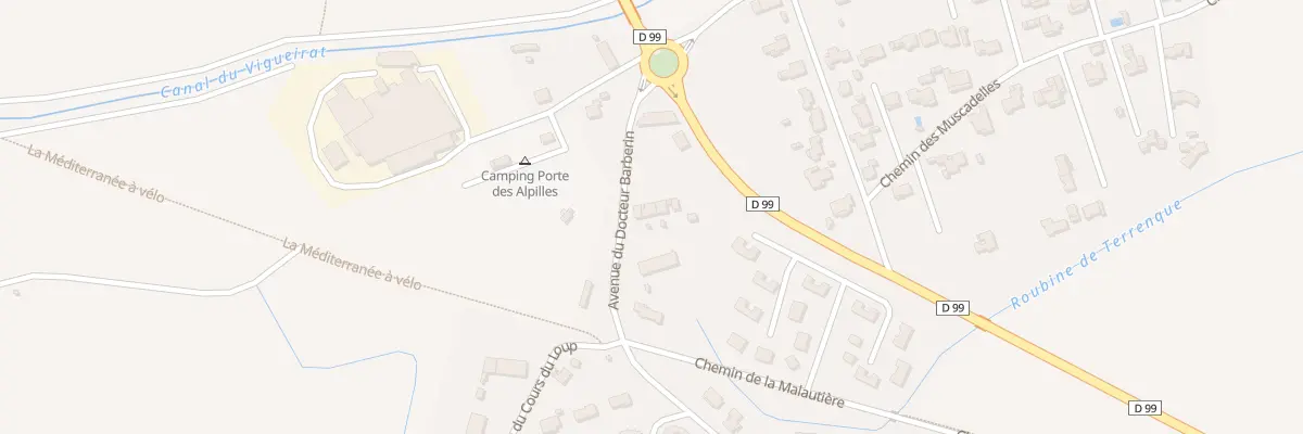 Plan du 33B Av du Stade à Saint-Étienne-du-Grès
