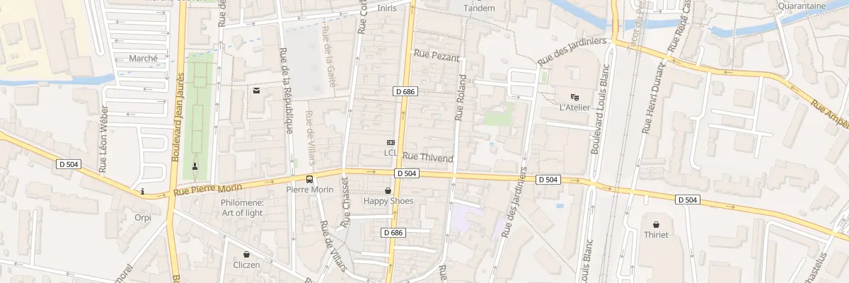 Plan du 855 Rue Nationale à Villefranche-sur-Saône