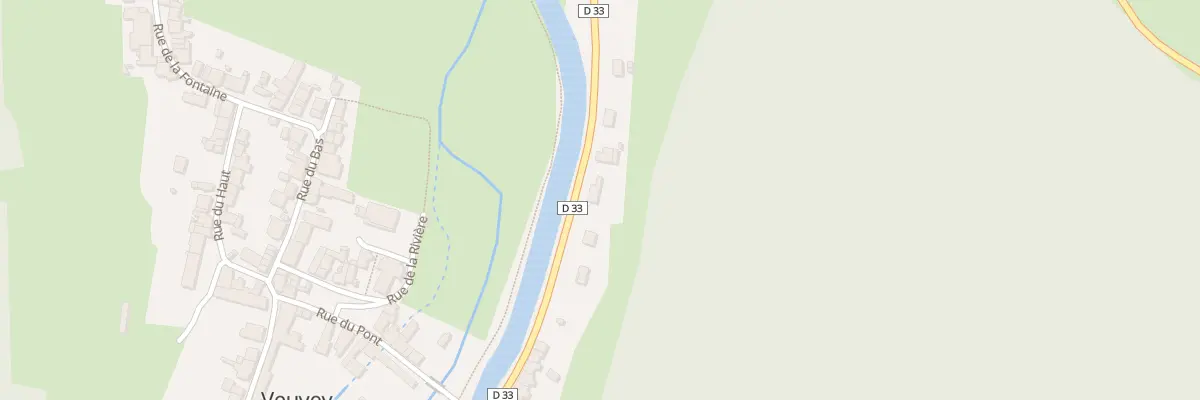 Plan du 24 Rue Larrey du Pont à Veuvey-sur-Ouche