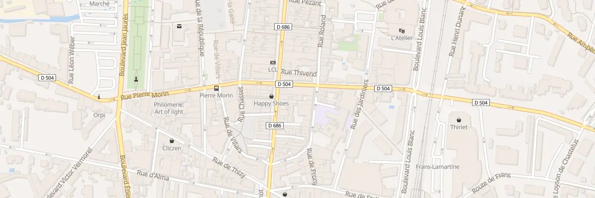Plan du 923 Rue Nationale à Villefranche-sur-Saône