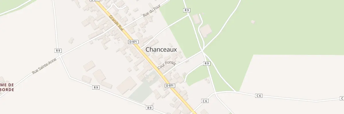 Plan du 2 Cour Ponsot à Chanceaux