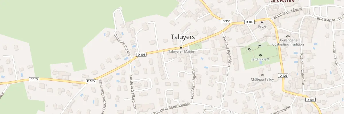 Plan du 9 Imp de la Goudonnière à Taluyers