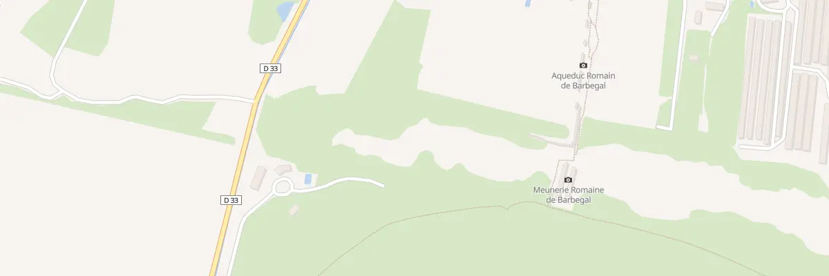 Plan du 5000 Rte de Barbegal à Fontvieille