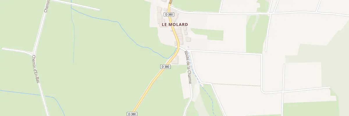 Plan du 2 Rte du Molard à Bray
