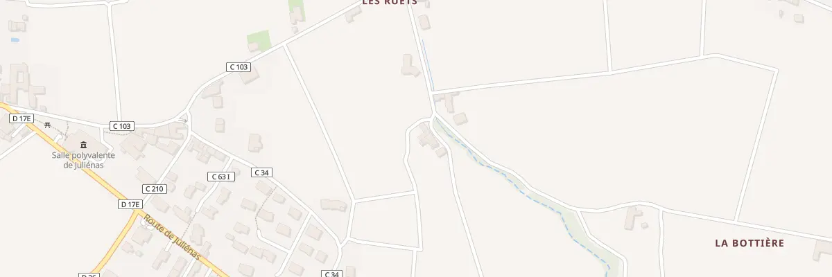 Plan du 175 Imp des Sarments à Juliénas