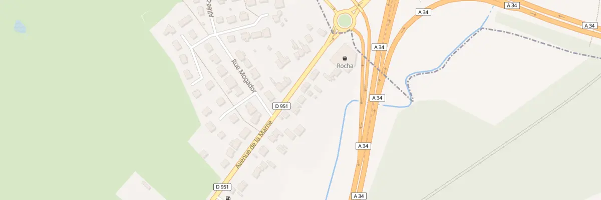 Plan du 98 Av de la Marne à La Francheville