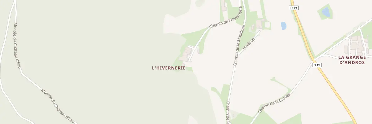 Plan du 256 Che de l’Hivernerie à La Chapelle-Villars