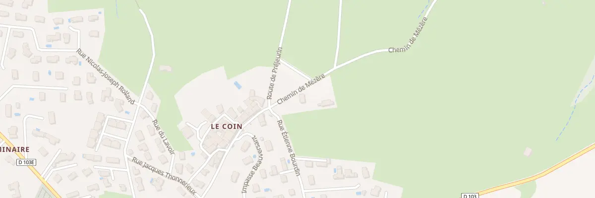 Plan du 2 Che de Mézère à Échalas