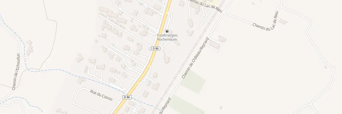 Plan du 821 Bd de la Roche Noire à Rochemaure