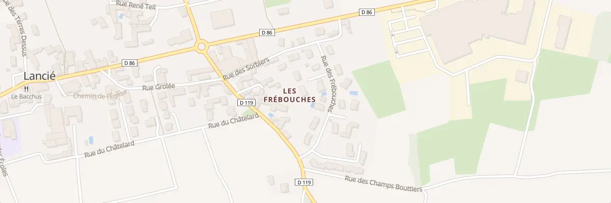 Plan du 36 Che de Frebouche à Lancié