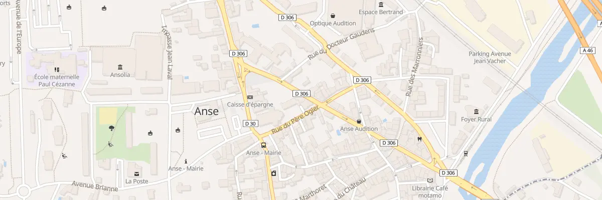 Plan du 857 Rte de Lyon à Anse
