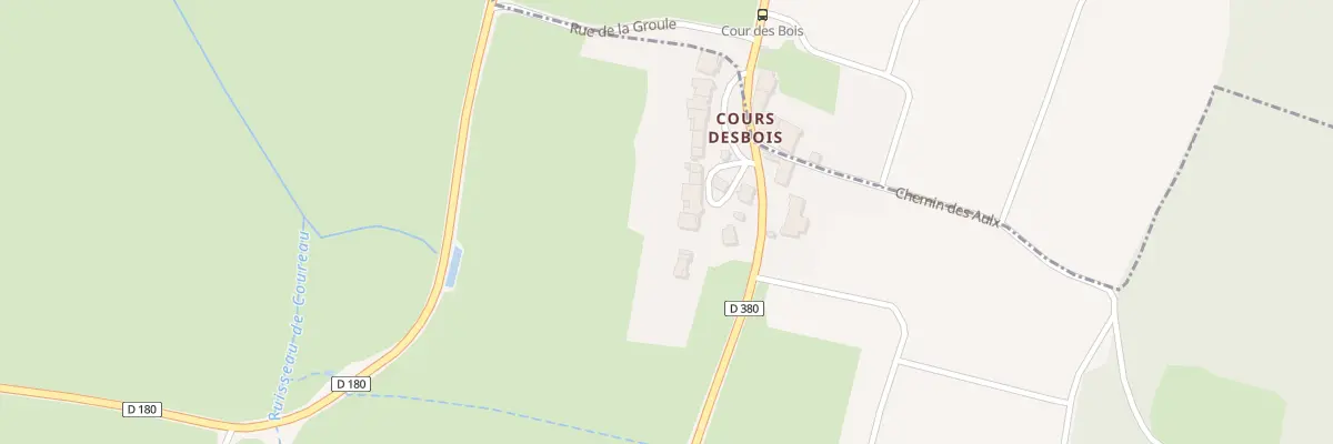 Plan du 7 Rte de la Cours des Bois à Bray